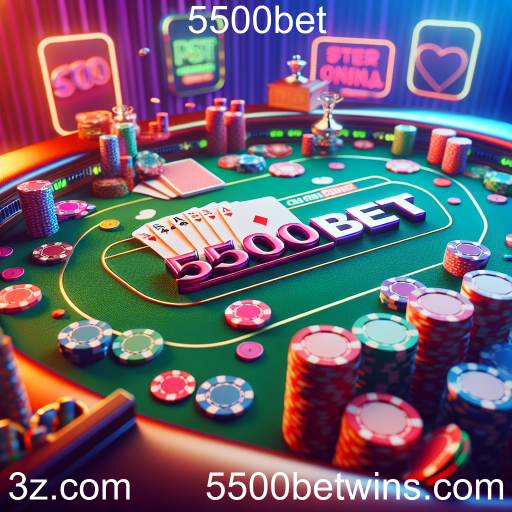 Experimente a Emoção do Poker Room no 5500bet
